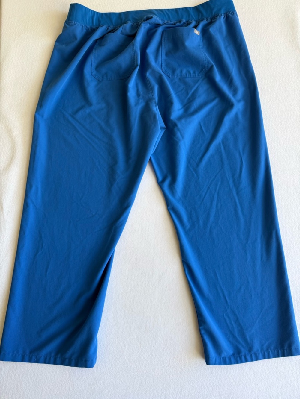 Figs Scrub Set Women's 6XL Tall Blue Rafaela Top & Livington Pants Stretch - Picture 10 of 12